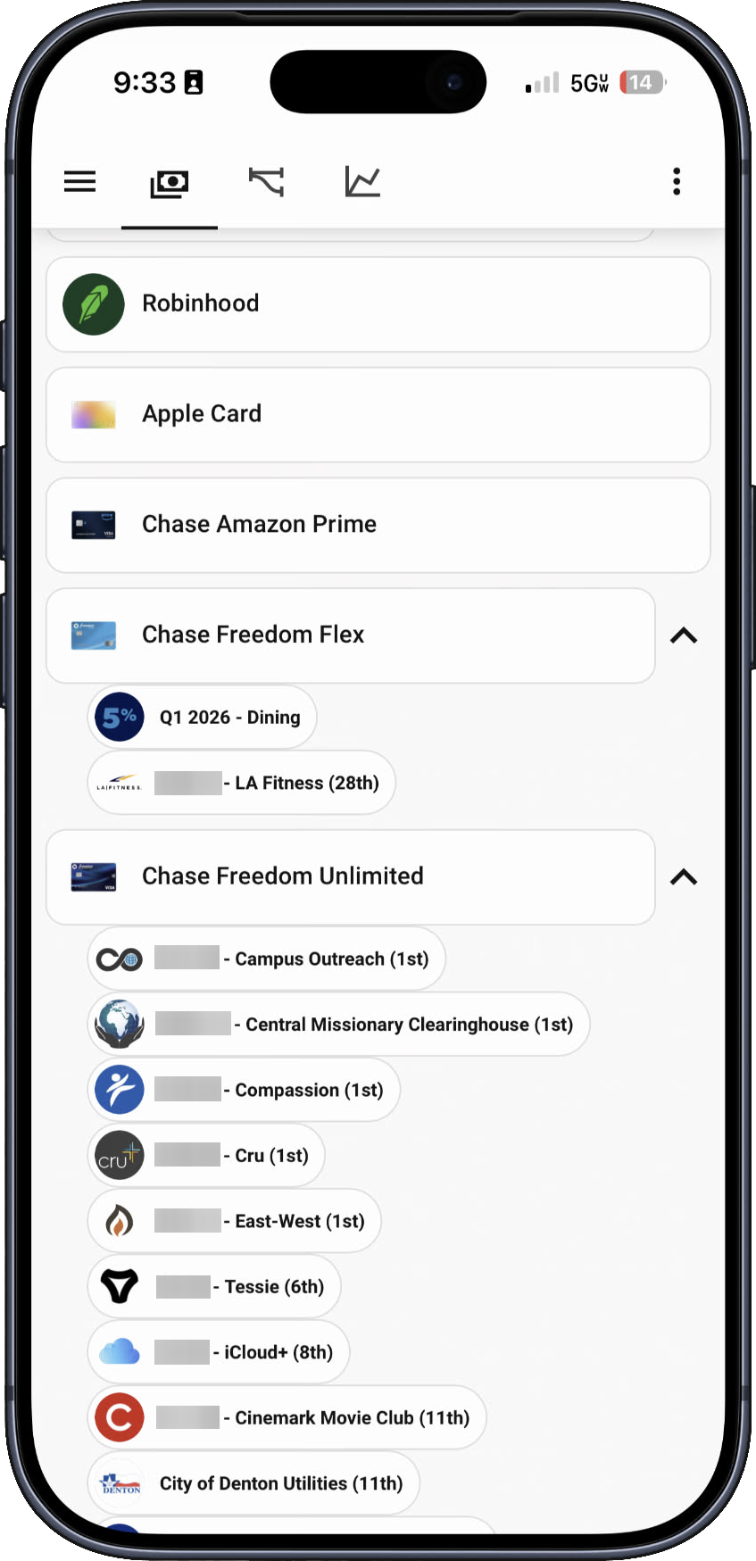 Financial Dashboard Mobile 4